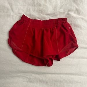 Red 2.5 “ hotty hot short shorts